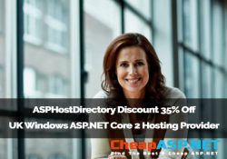ASPHostDirectory Discount 35% Off - UK Windows ASP.NET Core 2 Hosting Provider