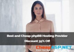 Best and Cheap phpBB Hosting Provider Discount 35% Off