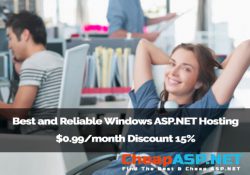 Best and Reliable Windows ASP.NET Hosting $0.99/month Discount 15%