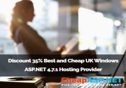 Discount 35% Best and Cheap UK Windows ASP.NET 4.7.1 Hosting Provider