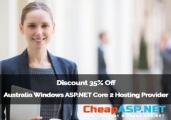 Discount 35% Off Australia Windows ASP.NET Core 2 Hosting Provider