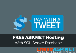 Free asp.net hosting with sql server database